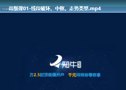 【缠论基础教程】缠论一期基础课