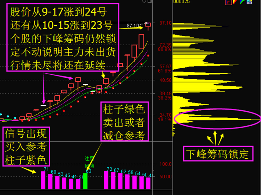 【筹码锁定】主幅图选股公式 适合超短线 主浪暴发点行情 全套文件分享