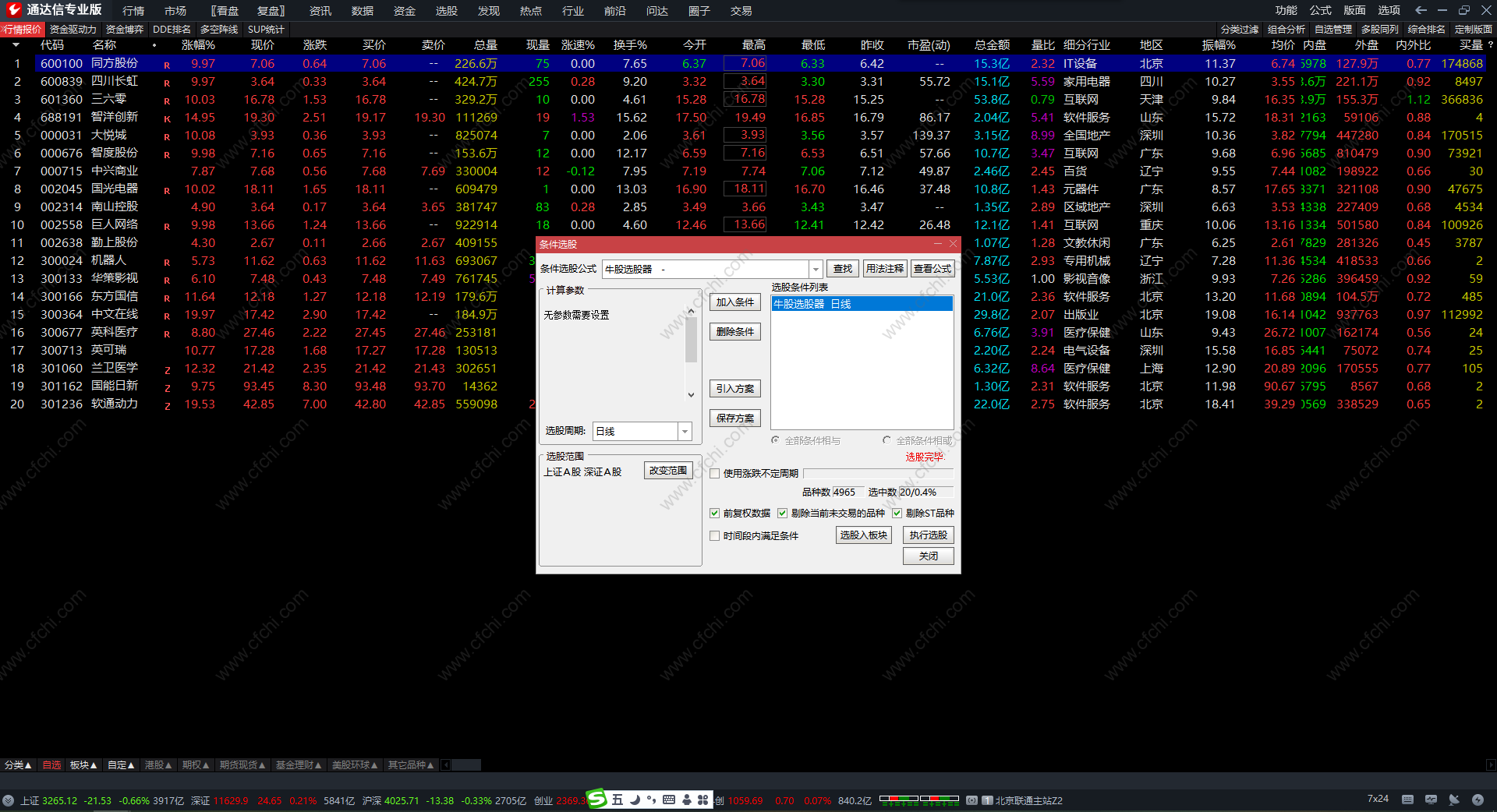 涨不停预警器 牛股选股副图 通达信抄底买入提示指标源码
