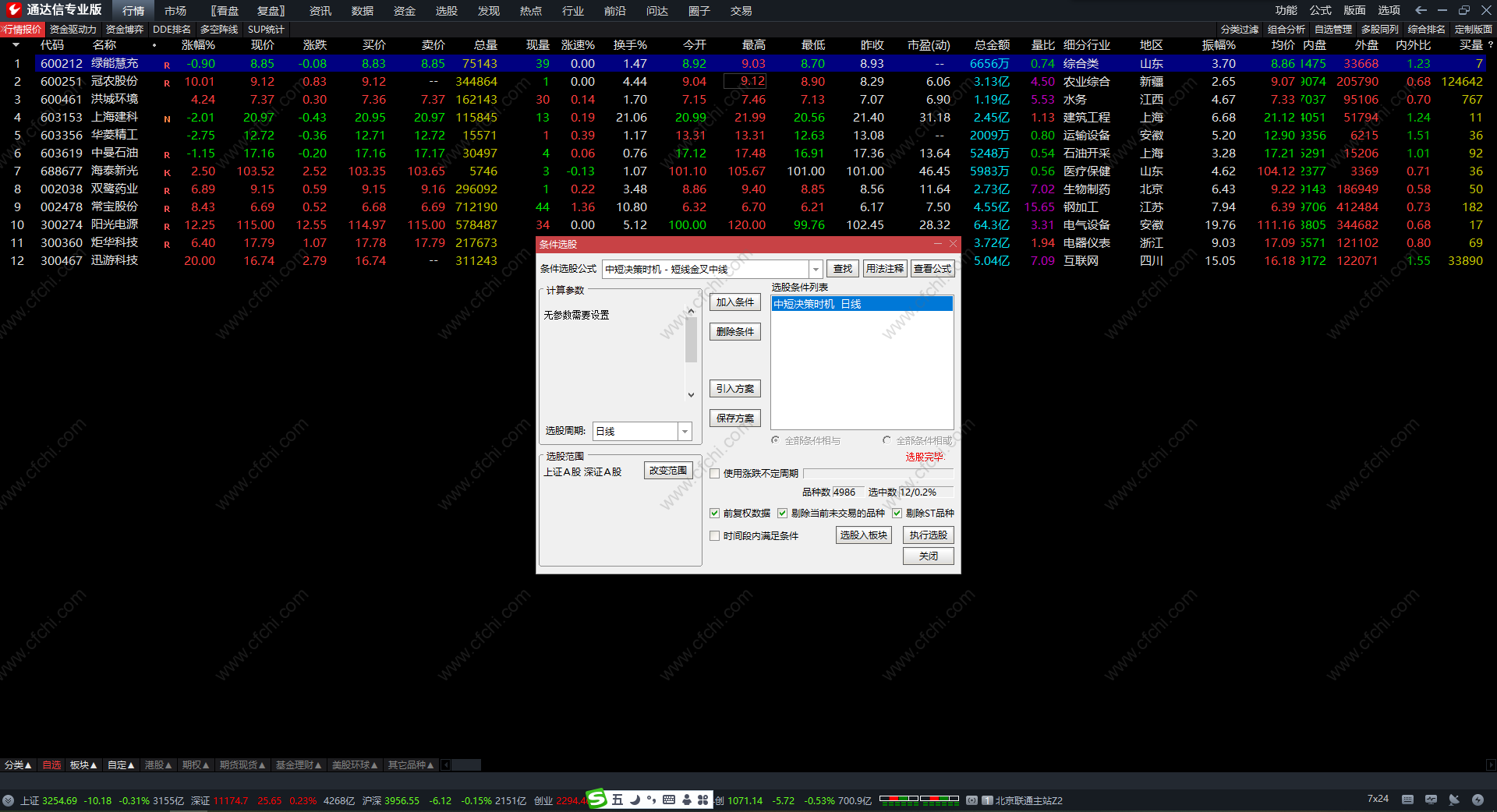 通达信短线暴涨牛股指标 中线决策和短线决策提示主图 源码