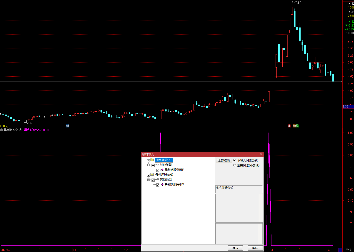 通达信暴利妖股突破指标 这是一套专门捕捉强势妖股、暴利涨停、平台突破的短线实战指标