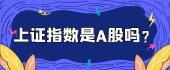 上证指数是A股吗？