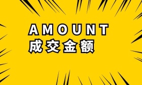 AMOUNT成交金额