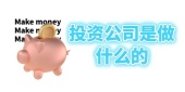 投资公司是做什么的