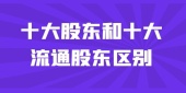 十大股东和十大流通股东区别