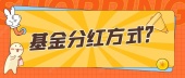 基金分红的方式？