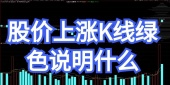 股价上涨K线绿色说明什么