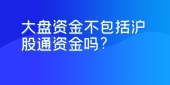 大盘资金不包括沪股通资金吗?