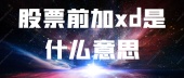 股票前加xd是什么意思