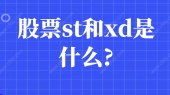 股票st和xd是什么?