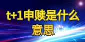 t+1申赎是什么意思